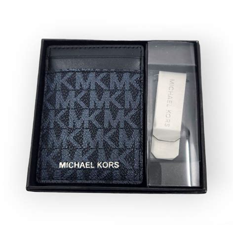 michael kors money clip cc box set|Michael Kors money clip wallet.